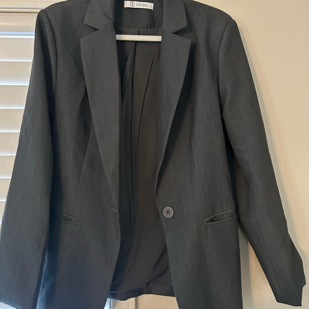 Charcoal Gray Blazer